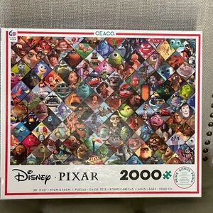 Ceaco 2000 piece puzzles 2 box bundle Disney